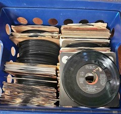 Lot Of 50 Random 45rpm Vinyl Records From Closed Down Delaware Record Store!