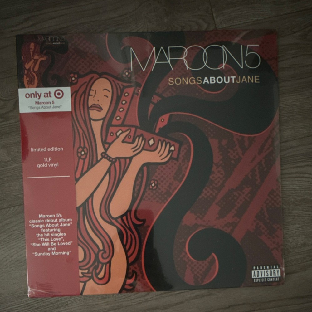 Maroon 5 – Songs About Jane Limited Edition Gold Vinyl LP, Cardboard Sleeve
