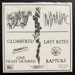 SPY / MANIAC”Split” 7” Clear yellow /200