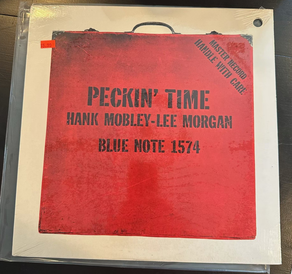 Hank Mobley & Lee Morgan Peckin‘ Time B1-81574 Blue Note 1988 Capitol LP NM/NM