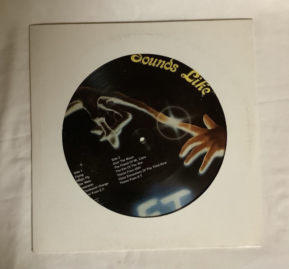 E.T. Picture Disc Vinyl Album Sounds Like E.T. 1982 Release. R967 Record