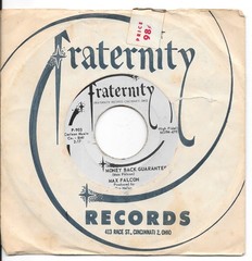 MAX FALCON Money Back Guarantee on Fraternity rockabilly 45 HEAR
