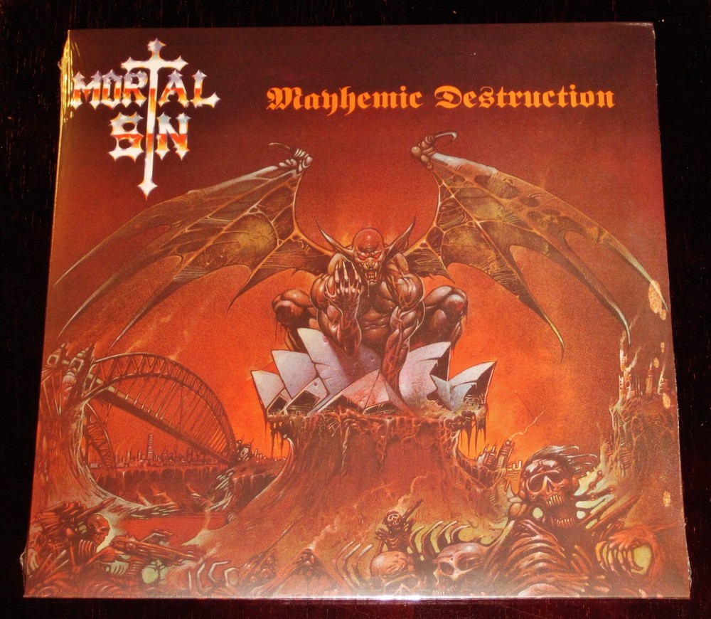 Mortal Sin: Mayhemic Destruction – Limited Edition LP Silver Vinyl Record EU NEW