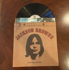 JACKSON BROWNE Saturate Before Using – 1972 SD5051 Texture Cover Great Condition