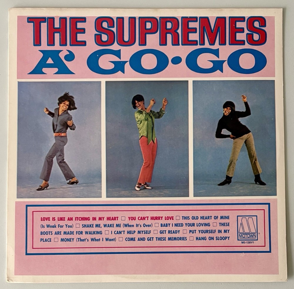 The Supremes – A‘ Go Go – Vinyl LP Motown 1981 Reissue w/ Inner Sleeve Cleaned