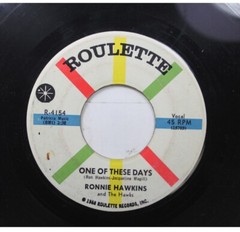 50’S & 60’S 45 Ronnie Hawkins – One Of These Days / Forty Days On Roulette