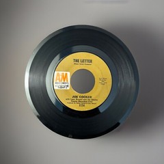 JOE COCKER VINYL 45 THE LETTER AND SPACE CAPTAIN WITH LEON RUSSELL