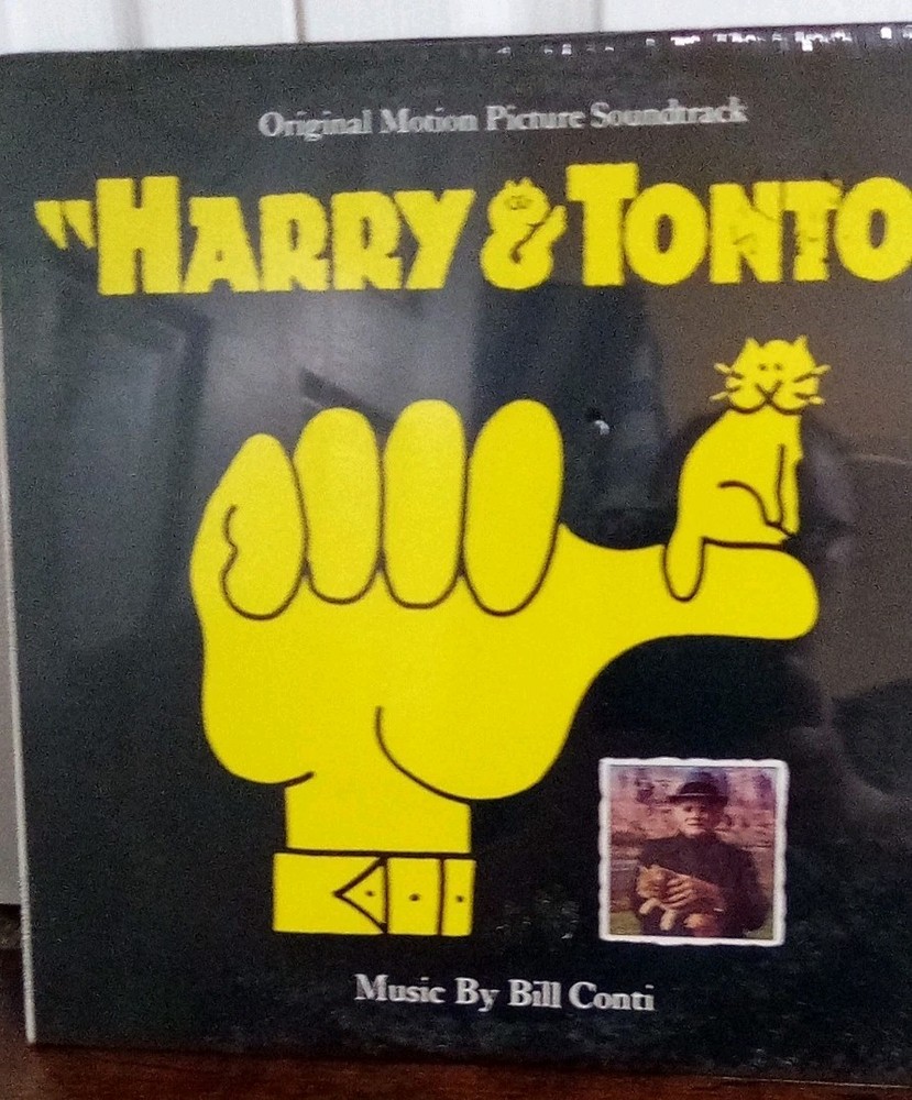 Bill Conti Harry & Tonto Soundtrack LP Vinyl 1974 Casablanca Film Score