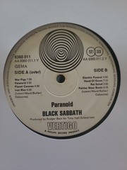 Black Sabbath Paranoid 1970 Vertigo 6360 011 Germany Swirl Big Bear *Read*