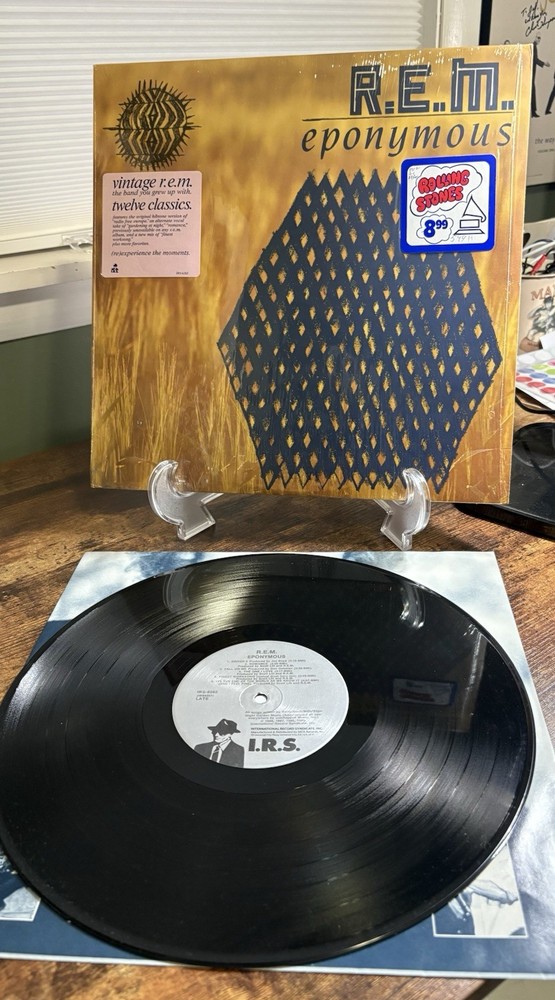 R.E.M. “Eponymous” Vinyl LP Record Album – In Shrink / Hype!
