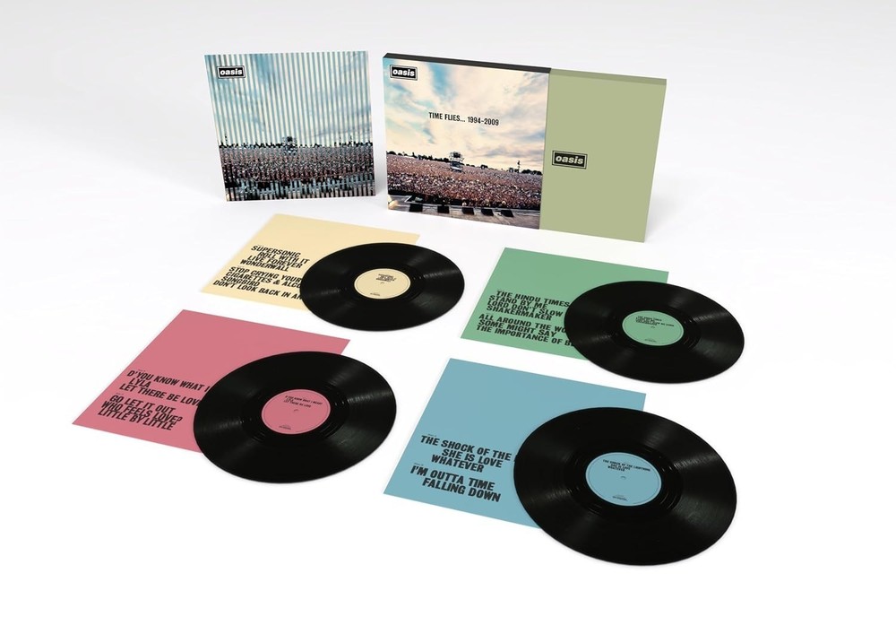 Oasis – TIME FLIES – Vinyl 4 LP Box Set 1994-2009 Best Of Greatest Hits NEW!!