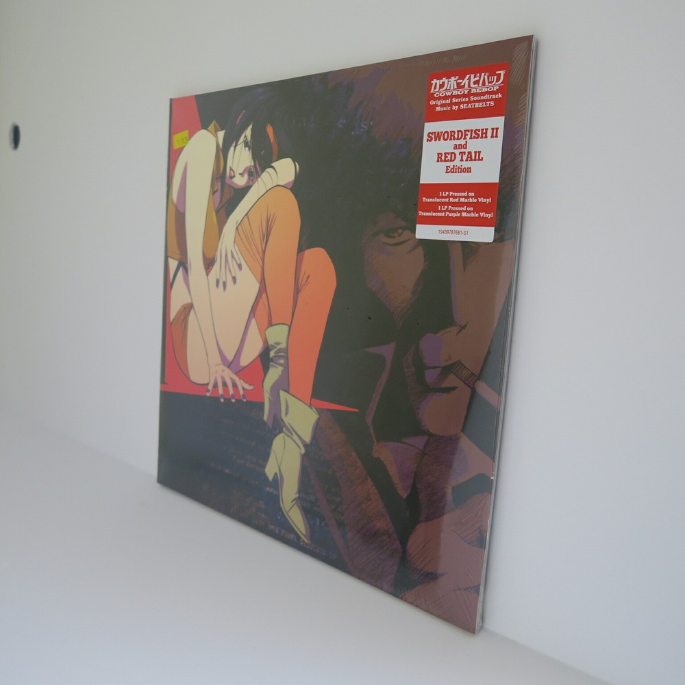 Cowboy Bebop Vinyl Record Soundtrack 2 LP Swordfish II Red Tail Seatbelts Anime