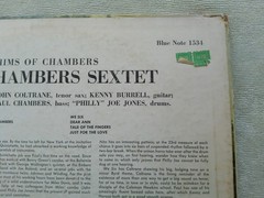 PAUL CHAMBERS BLUE NOTE BLP 1534 767 LEXINGTON RVG P/Ear DG PLAYS GREAT!
