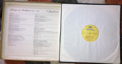 Beethoven 9 Symphonies Karajan Berlin Philharmonic Vinyl 8 LP Box Set DGG Stereo