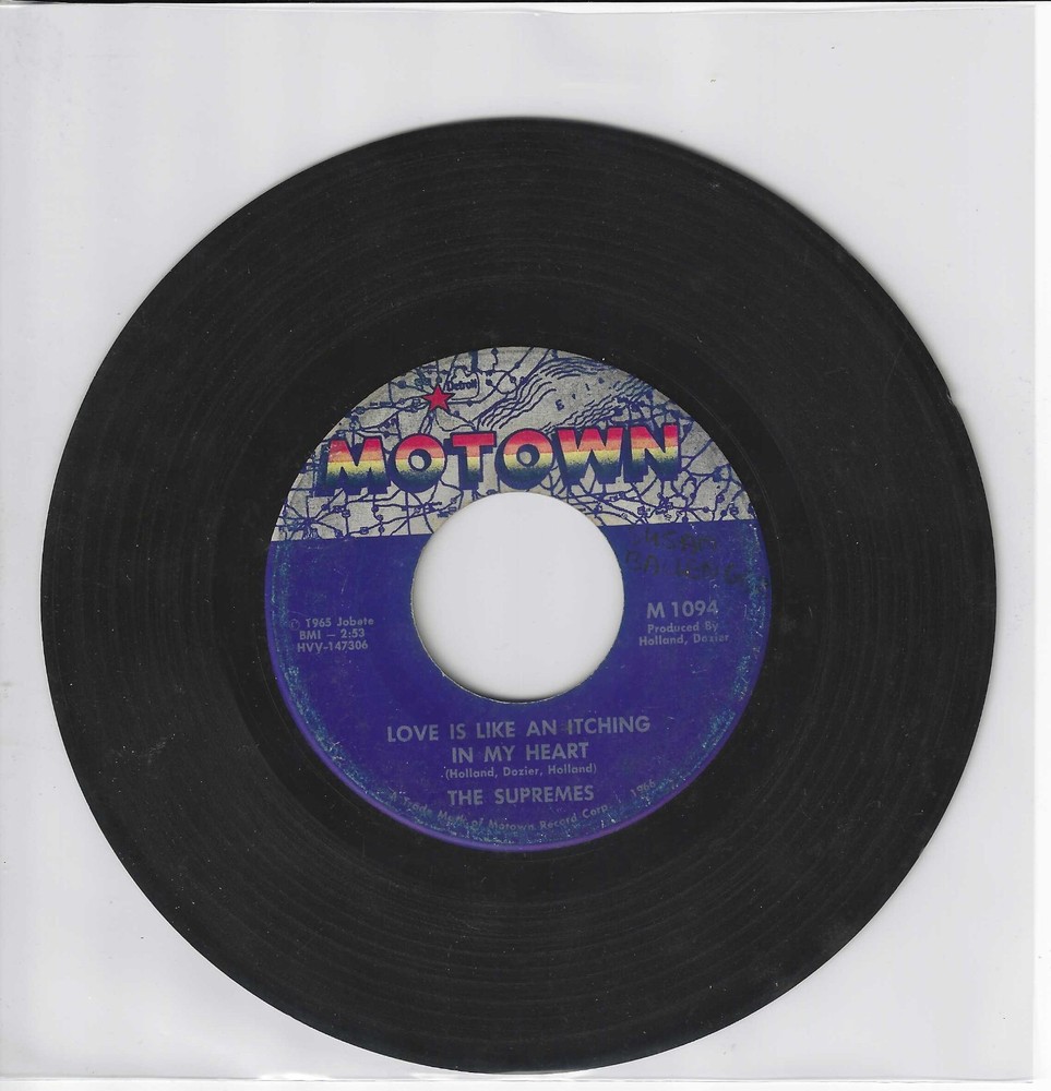 The Supremes – Love Is Like an Itching in My Heart / He’s All I Got – M 1094 VG
