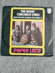 Paper Lace Vinyl 45 The Night Chicago Died Netherlands Issued 7 Vinyl Single