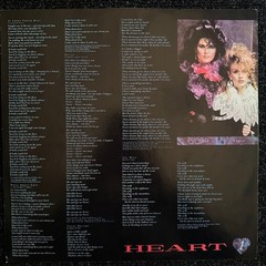 Heart self-titled Vinyl LP 1985 Capitol Records Ann & Nancy Wilson Rock AOR
