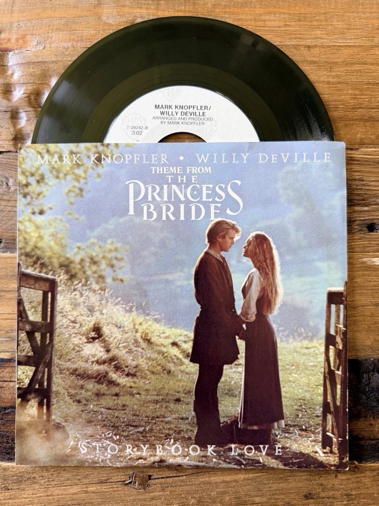 Mark Knopfler Storybook Love 45 Vinyl 1987 The Princess Bride NM/NM