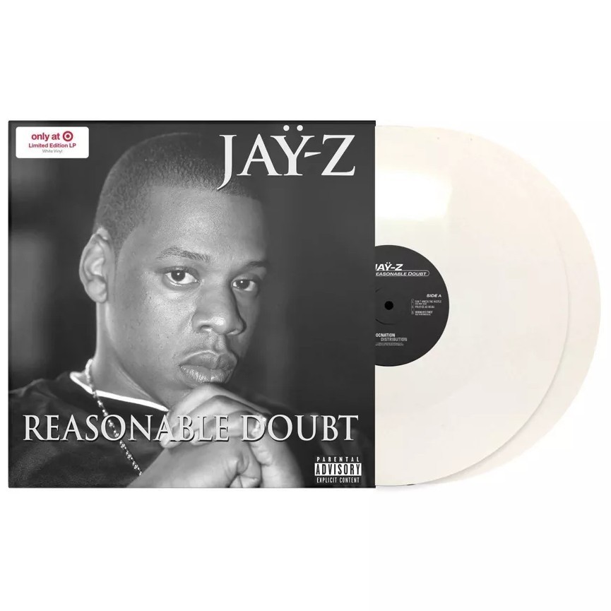 JAY-Z REASONABLE DOUBT TARGET EXCLUSIVE WHITE VINYL 2LP SEALED 30TH ANNIVERSARY