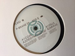 PLAID P-BRANE EP Promo 12″ Warp Records England Black Vinyl 2002 WAP158