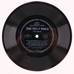 Flexi Disc Holy Bible Sample 1981 7″ 33rpm Reader’s Digest V/OS 7686-6A Promo