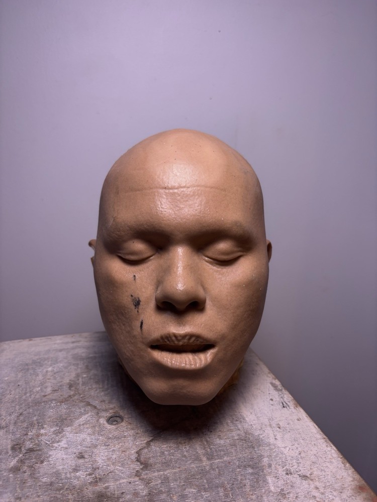 The Weeknd Abel Tesfaye Lifecast Head With Digital Mouth Adjustment Rigid Foam
