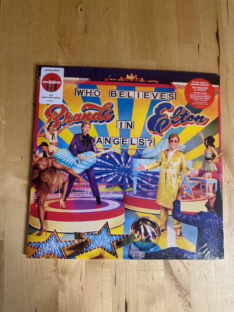 Elton John & Brandi Carlile – Who Believes In Angels Vinyl (New, Sealed)