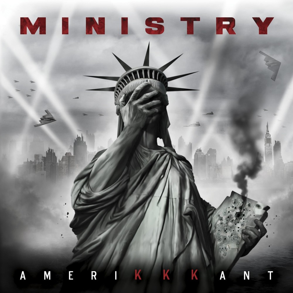 Ministry Amerikkkant (Grey W/ Black & White Splatter Vinyl) Lp {{itemebaycondi..