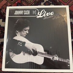 Johnny Cash Live From Austin Texas Silver Clear Split Vinyl LP x/300 SEALED NEW