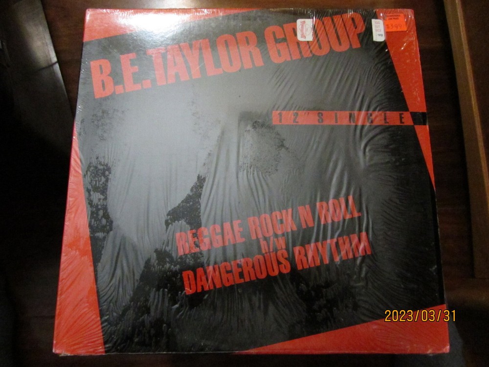 B.E. Taylor Group + Maxi 12″ + Reggae Rock n Roll/Dangerous Rhythm 1985