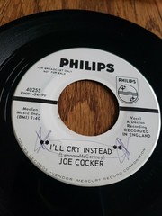Joe Cocker- I’ll Cry Instead W/Lennon-McCartney Precious Words 45rpm Vinyl Promo