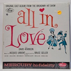 Jack Urbont – All In Love – 1961 Stage & Screen – Sealed