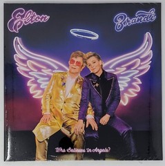 SEALED IN HAND Elton John Signed Art Card Vinyl – Who Believes In Angels? Brandi