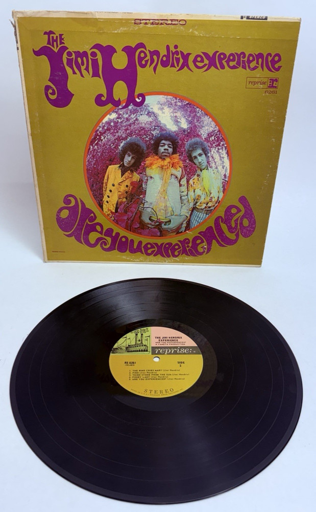 Jimi Hendrix Are You Experienced 1967 Vinyl LP Tri Color Record Label 6261