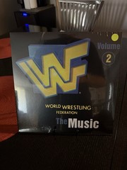 World Wrestling Federation WWF The Music Vol. 2 Gold Vinyl LP