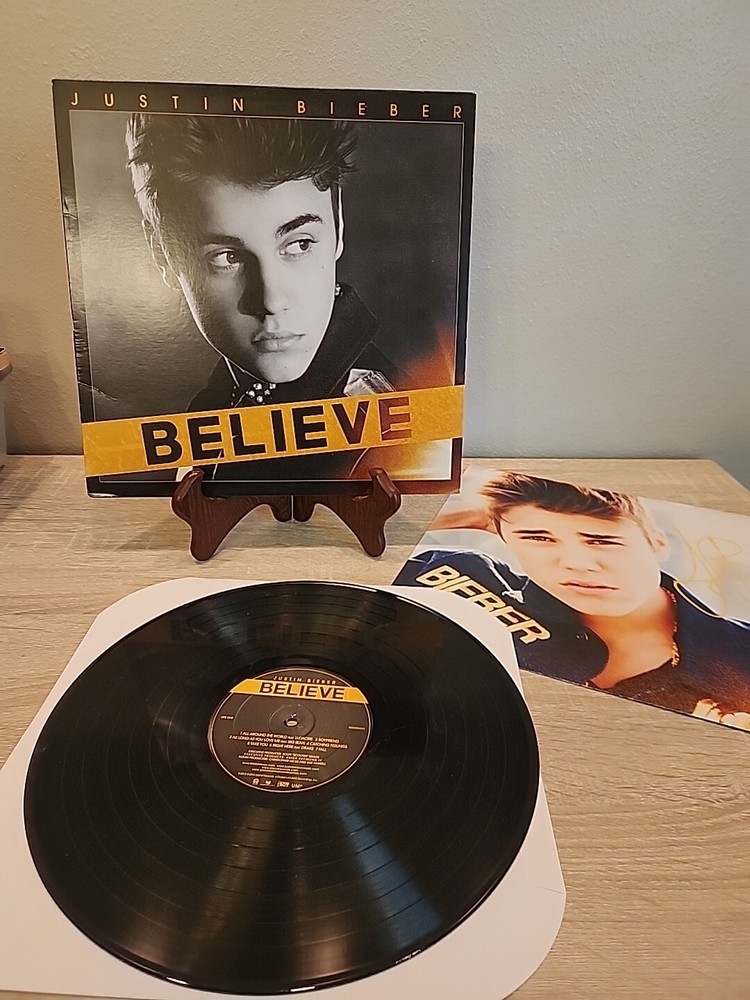 Justin Bieber: Believe 2016 Electronic Hip Hop Funk Pop Reissue Vinyl Record