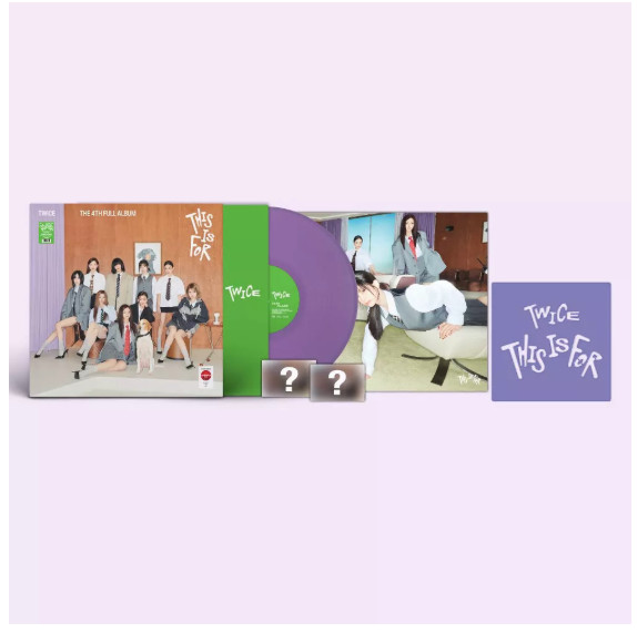 TWICE – THIS IS FOR (Limited Edition, Plumberry Vinyl LP) – USED !!!