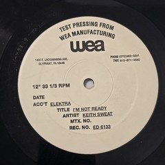 Keith Sweat I’m Not Ready Test Pressing Elektra WEA 12″ 33⅓ RPM 1980s VG+