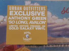 SIGNED Anthony Green So Long, Avalon Gold Galaxy Vinyl /100 Urban Outfitters New