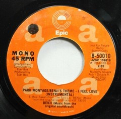 Pop Promo 45 Benji – Park Montage/Benji’S Theme – I Feel Love / Park Montage/Ben