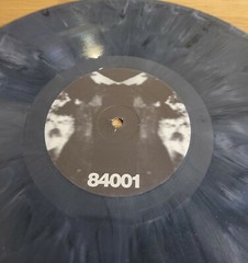 Ancient Ocean 84001 Gray Black White Marble Vinyl LP OG Screen Print Cover