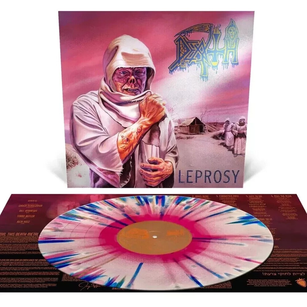 Death – Leprosy LP – Foil Cover – Colored Vinyl Album – NEW DEATH METAL RECORD