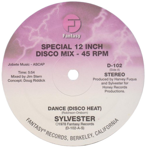 Sylvester – ‚Dance (Disco Heat) / You Make Me Feel (Mighty Real)‘ 12″
