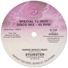 Sylvester – ‚Dance (Disco Heat) / You Make Me Feel (Mighty Real)‘ 12″
