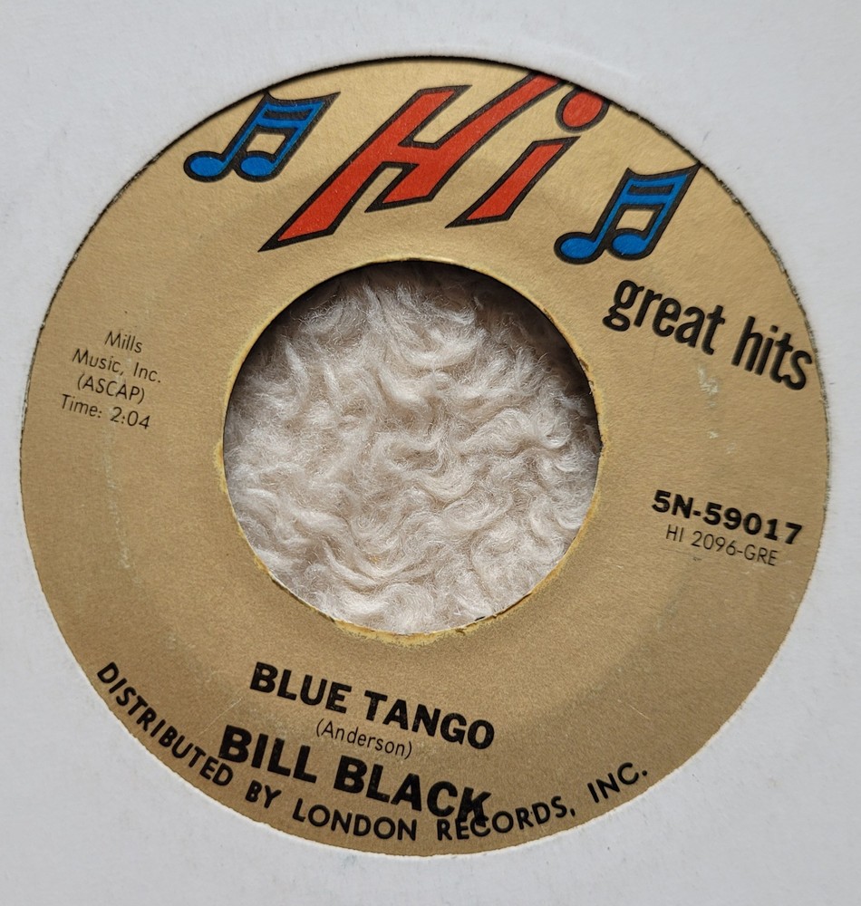 BILL BLACK – BLUE TANGO USA 7″ SINGLE 1962 HI 5N-59017 POP ROCK ‚N‘ ROLL