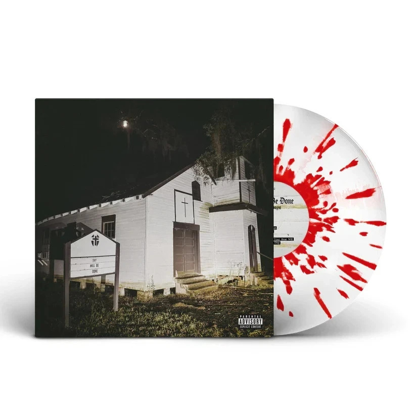 SUICIDEBOYS – THY WILL BE DONE Fans First Clear W/ Blood Splatter Vinyl LP G59