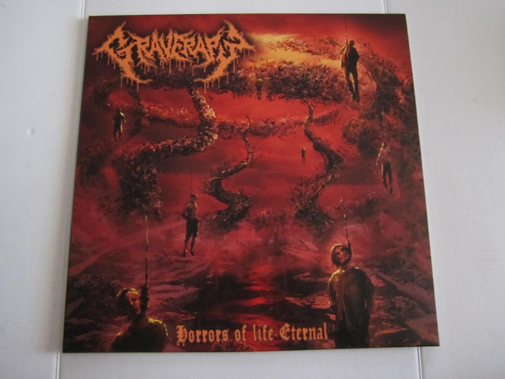 GRAVERAPE – Horrors Of Life Eternal LP, Black Vinyl, 2023 – LIKE NEW!