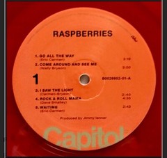 Raspberries 1972 Self-Titled Debut 2016 Translucent RED Vinyl LP Record *Sealed