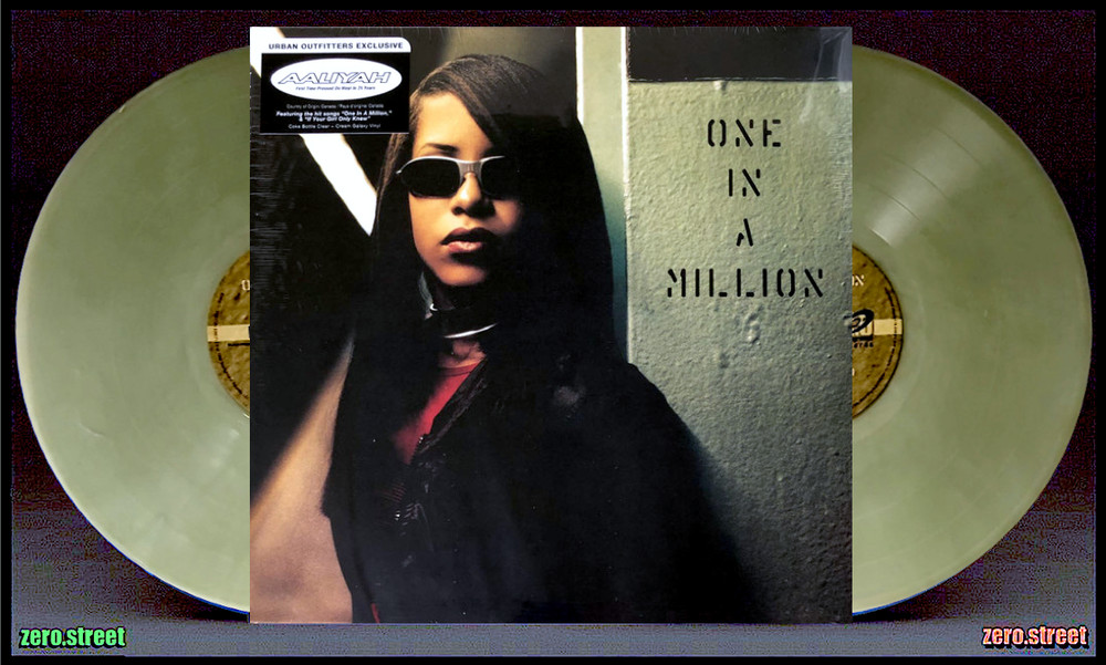 AALIYAH One In A Million 2LP on COLOR VINYL New SEALED Coke Bottle Clear Cream