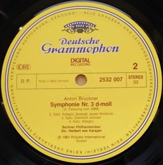 Anton Bruckner – Berliner Philharmoniker ▪ Herbert von Karajan, Symphonie Nr.
